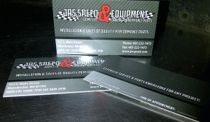 JrSpeed Shop Business Cards